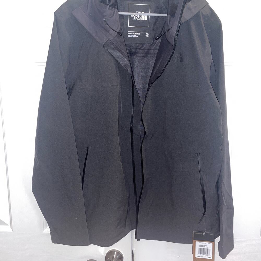 North Face Men’s S/Shell Hoody Full Zip Jacket TNF Gray GNF0A5IV7 $249 Size XL